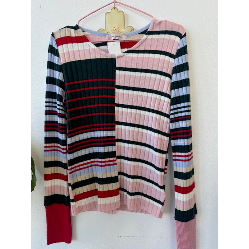 Aldo Martins Teide Sweater Multi color SMALL  pink red blue $274.00