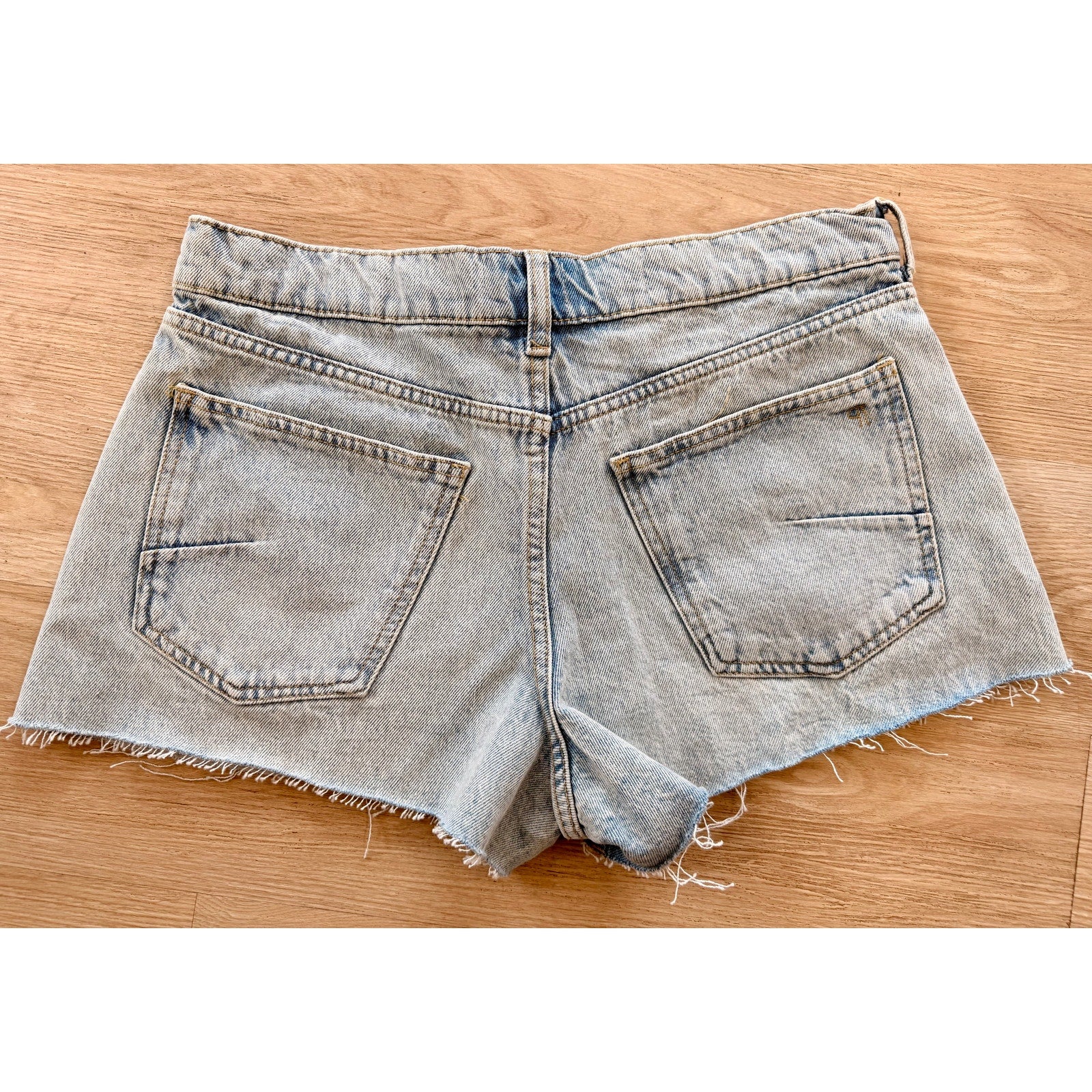 anthropologie Pilcro Blue Denim Jean Shorts Women's Size 28 NWT