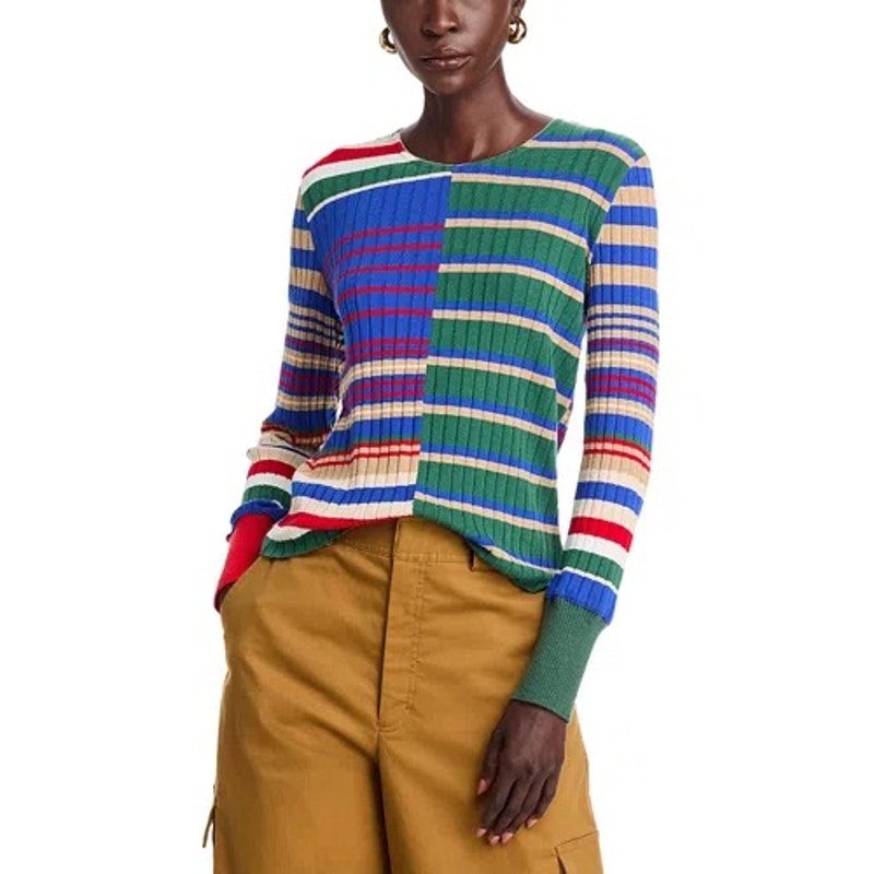 Aldo Martins Teide Sweater Multi color XSMALL  green red beige $274.00