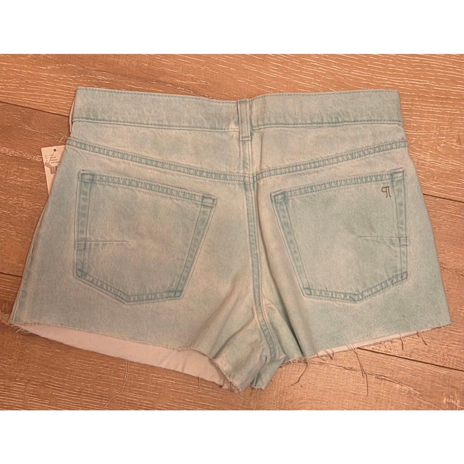 Anthropologie The Devon Denim Shorts by Pilcro: Spray Color Edition mint 27