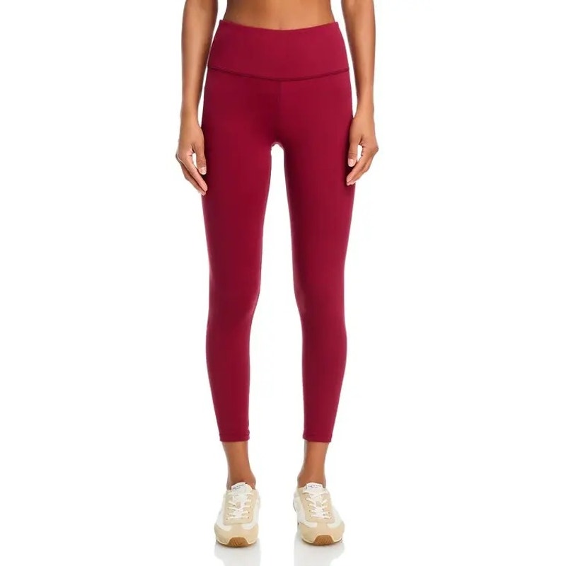 aqua  high rise 7/8 leggings exclusive - mahogany SMALL $78.00